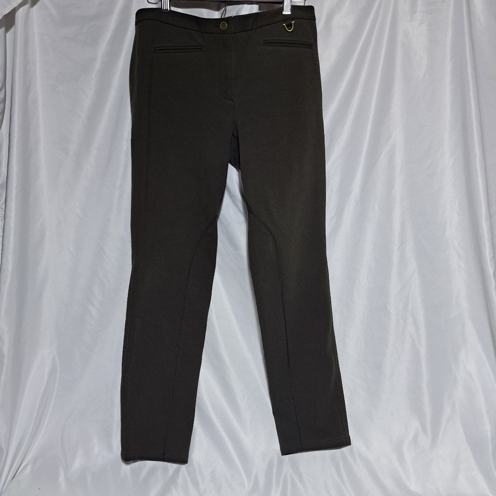 Talbots Dalton Equestrian Size 6 Olive Stretch‎ Tapered Ankle Pants